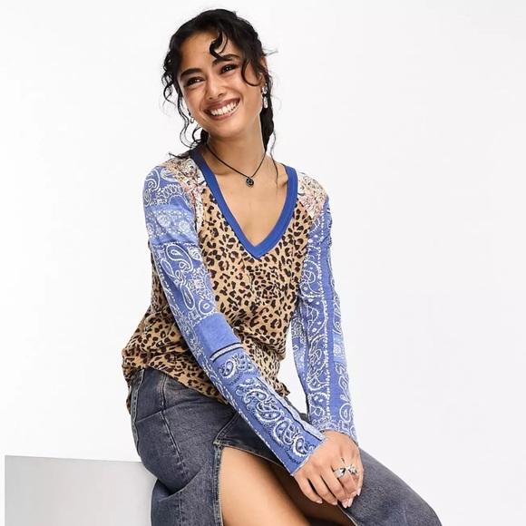 Free People Tops - Free People Friday Night Long Sleeve Top
